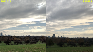 London Skyline shot iPhone X vs Google Pixel 2 XL Camera