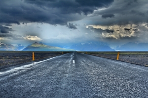 sunset straight road - how to kill an hour